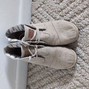 Toms Wedge Booties, Size 8.5